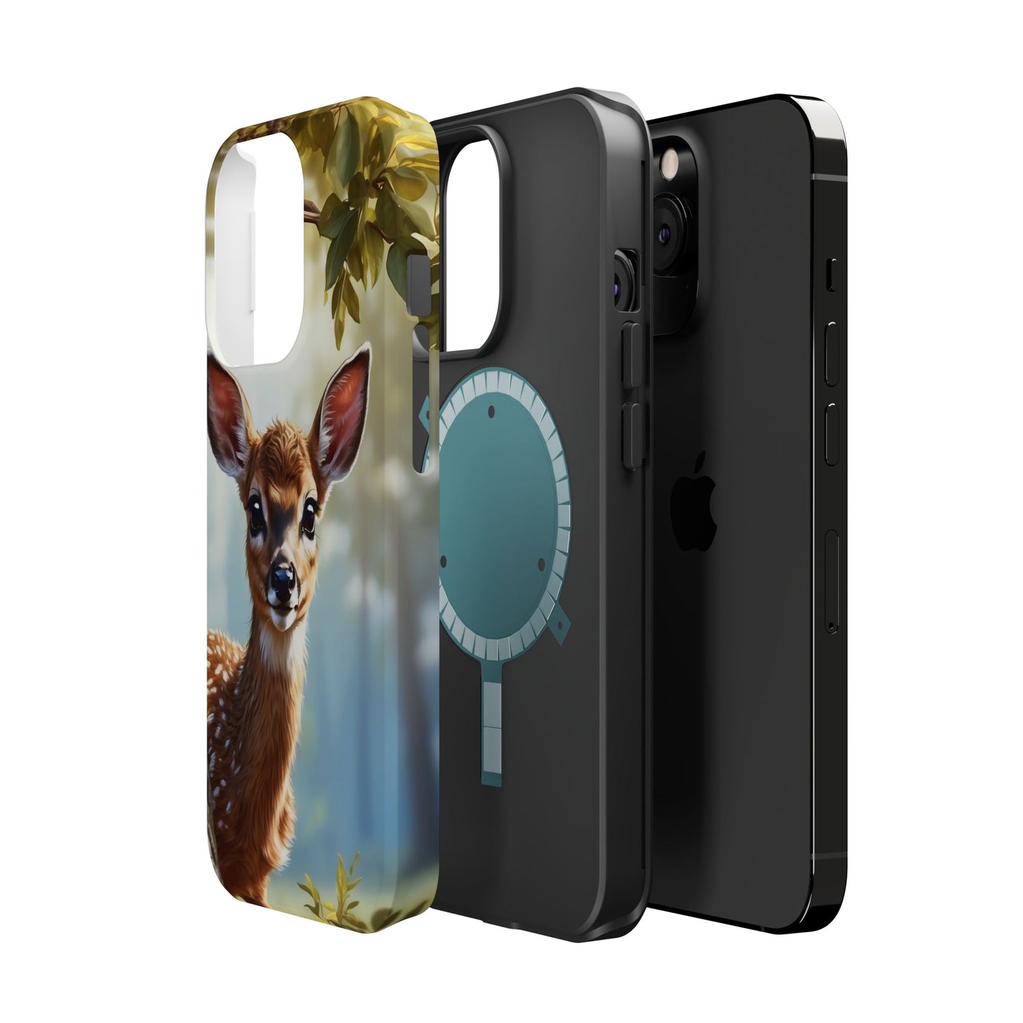 Whimsical Fawn in a Sunlit Forest MagSafe iPhone Case