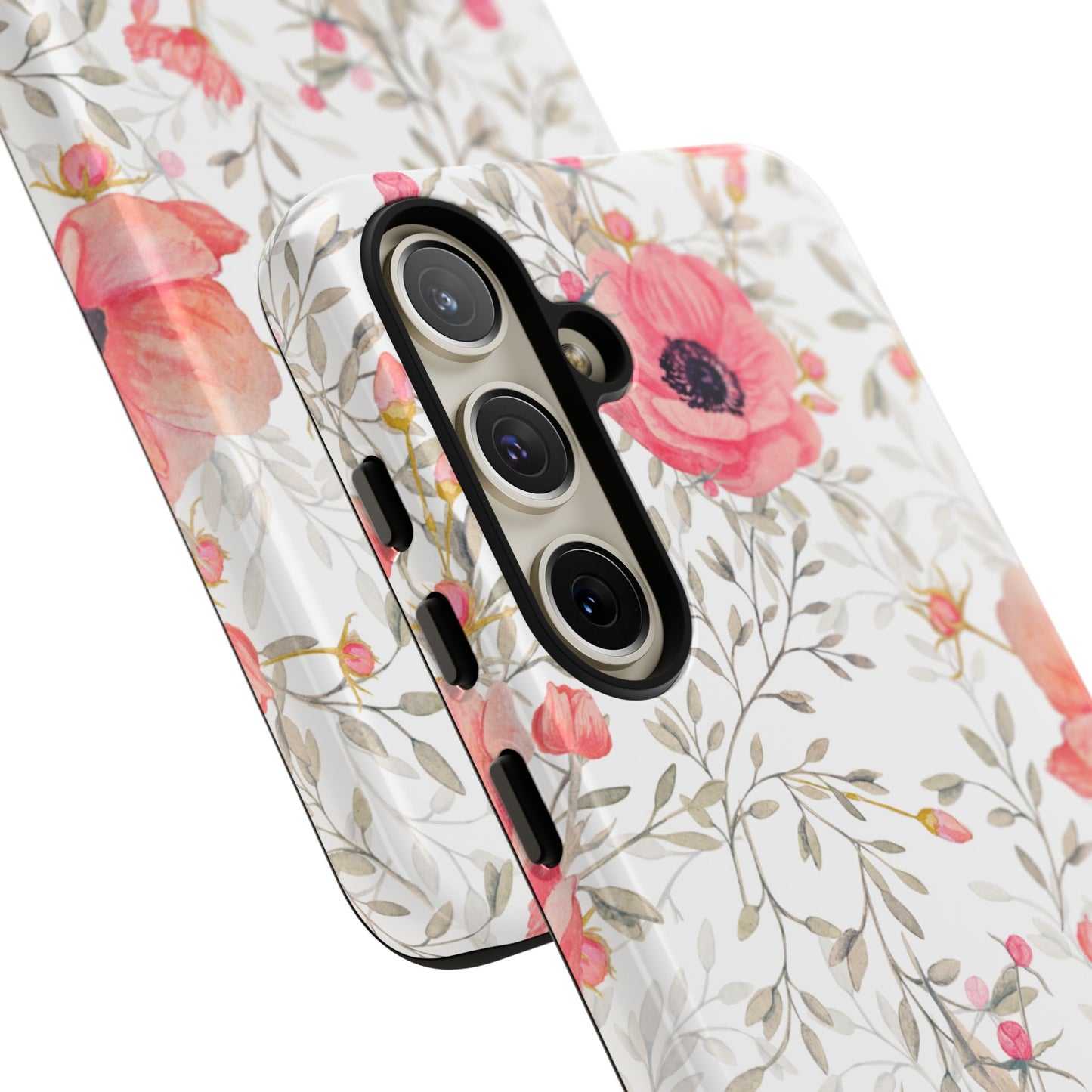 Pink Floral Watercolor Samsung Galaxy Case – Elegant Blossom Design