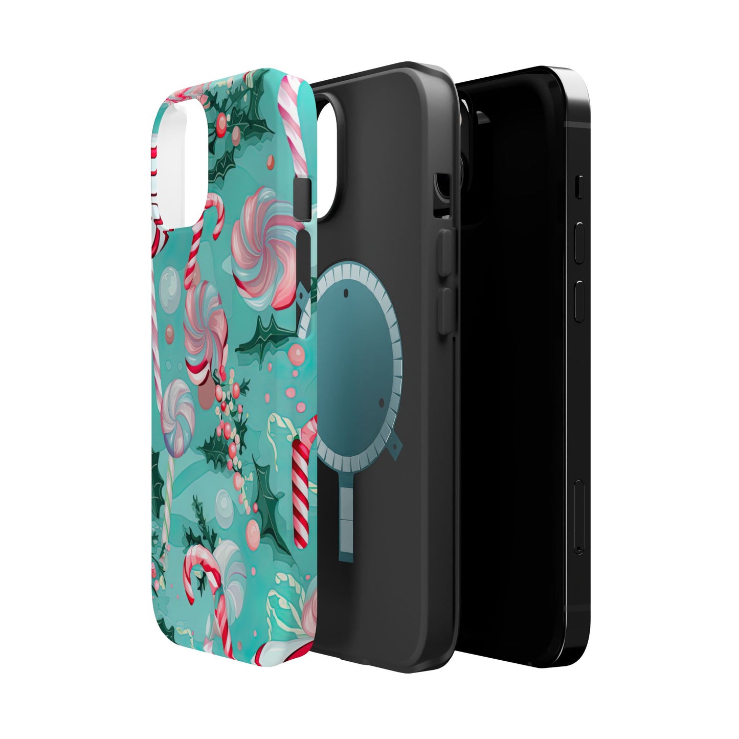 Candy Cane & Peppermint Holiday Delight – MagSafe iPhone Series Case