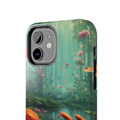 Enchanted Forest Dragonflies & Blossoms – iPhone Series Case