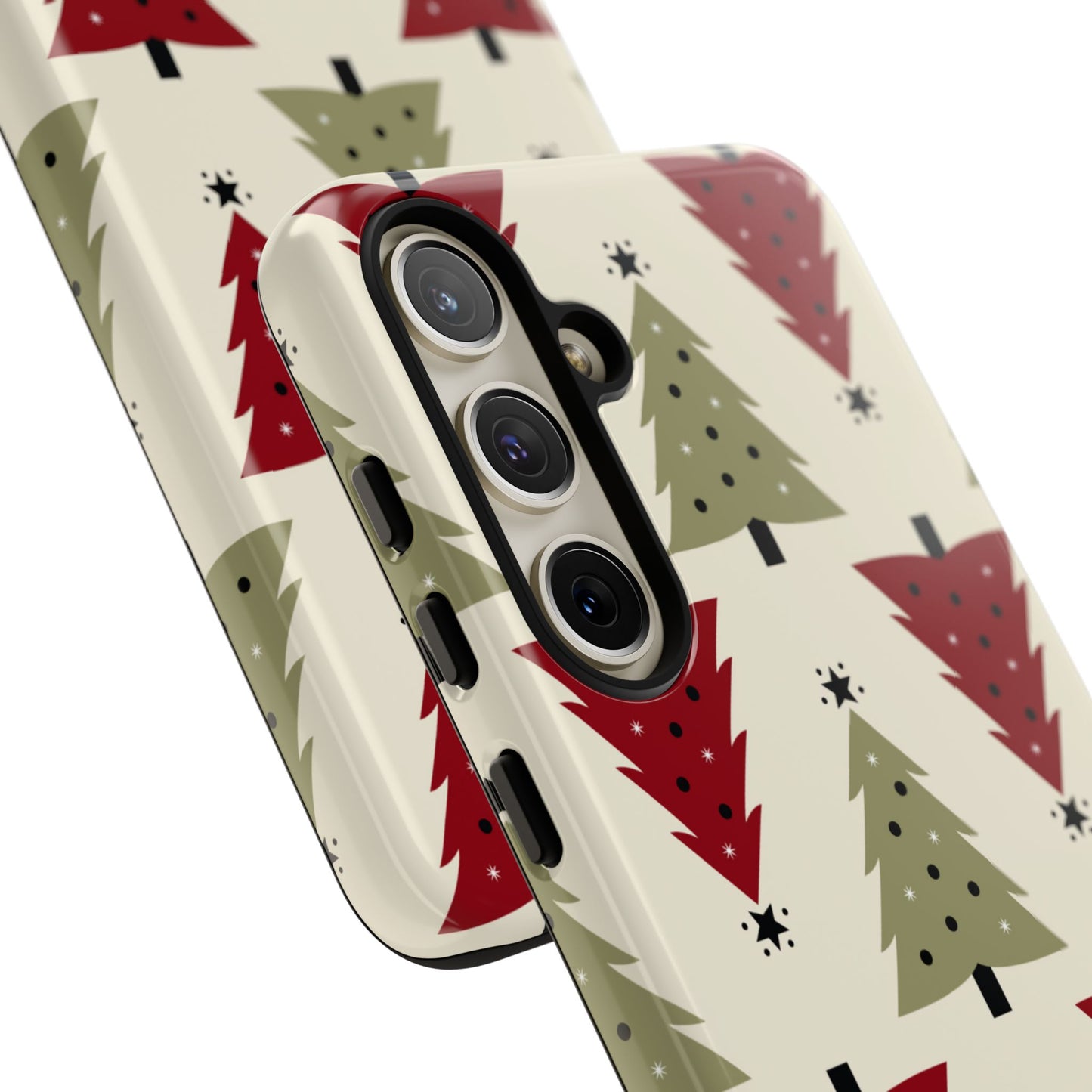 Retro Christmas Trees Pattern - Samsung Galaxy Series Case