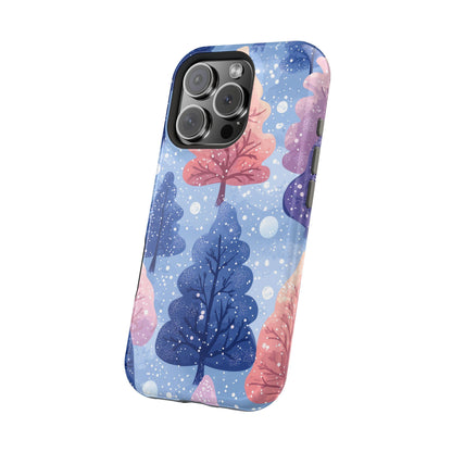 Pink & Purple Winter Wonderland - MagSafe iPhone Series Case