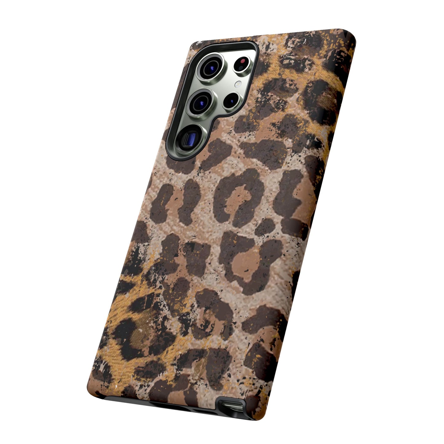 Vintage Distressed Leopard Print - Samsung Galaxy Series Case