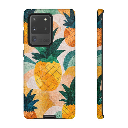 Tropical Pineapple Samsung Galaxy Case – Vibrant Fruit Design, Tough Dual - Layer Protection - BOGO Cases