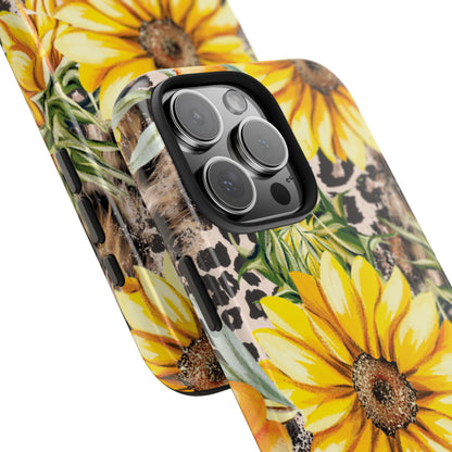 Leopard Sunflower Chic - iPhone Series Case