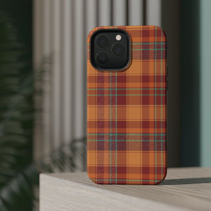 MagSafe Case - Autumn Tartan Plaid Design