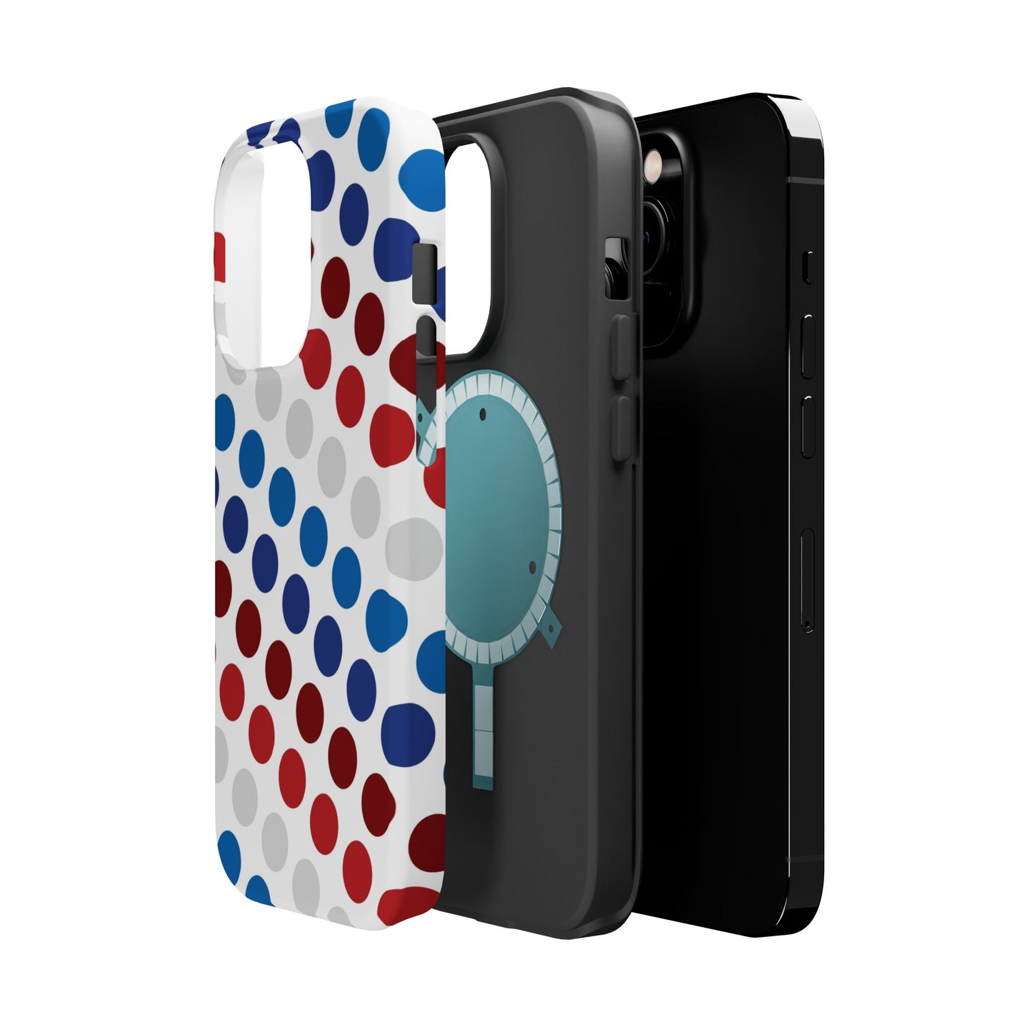 Patriotic Polka Dots - MagSafe iPhone Case