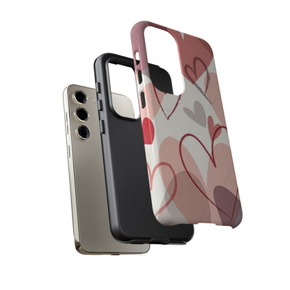 Romantic Red Hearts Samsung Galaxy Case