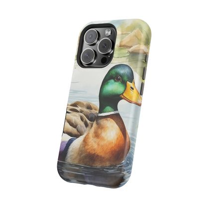 Serene Duck Reflection - MagSafe iPhone Case