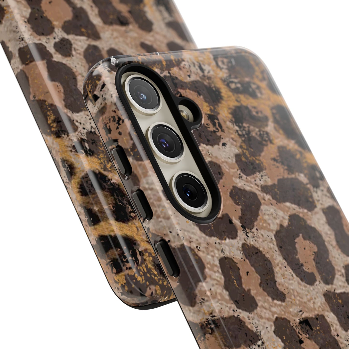 Vintage Distressed Leopard Print - Samsung Galaxy Series Case