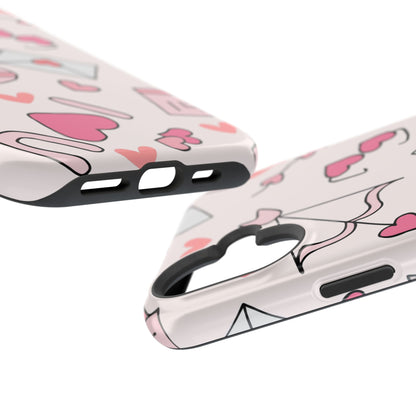 Valentine's Day Scribbles MagSafe iPhone Case