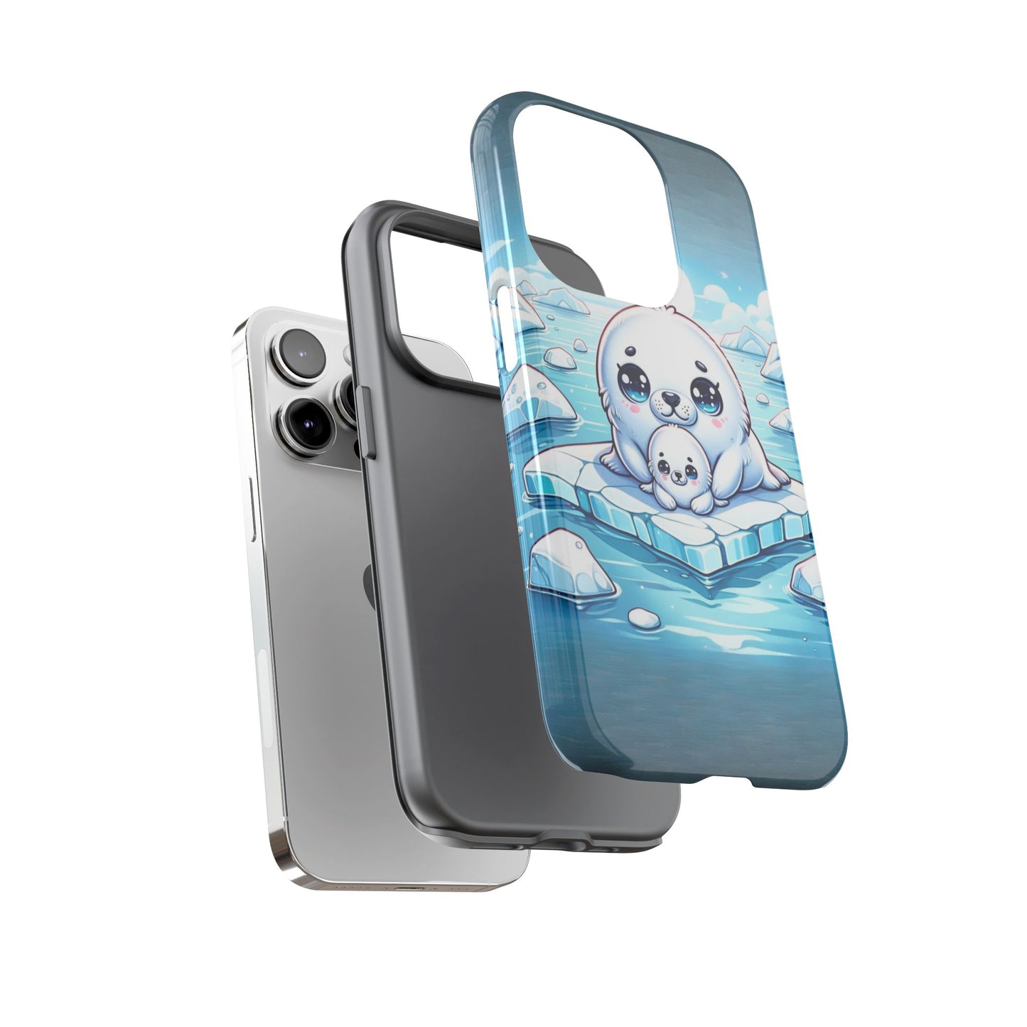 Arctic Embrace Seal iPhone Case