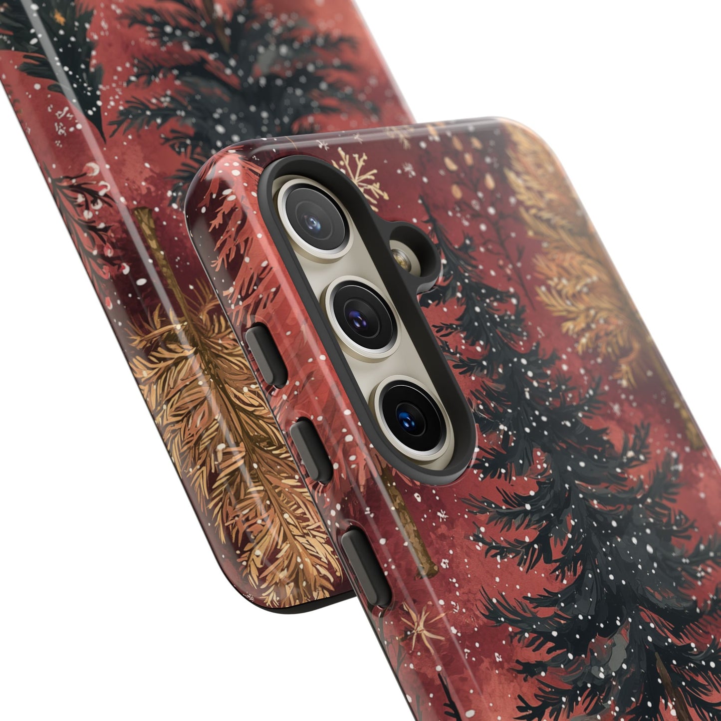 Rustic Red Winter Forest - Samsung Galaxy Series Case