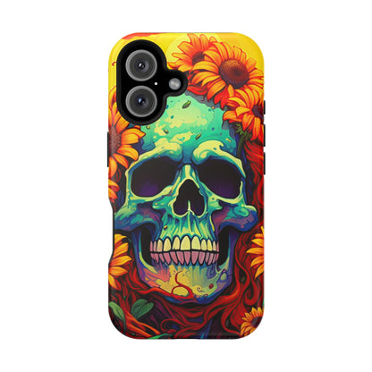 Sun Kissed Skull MagSafe iPhone Case