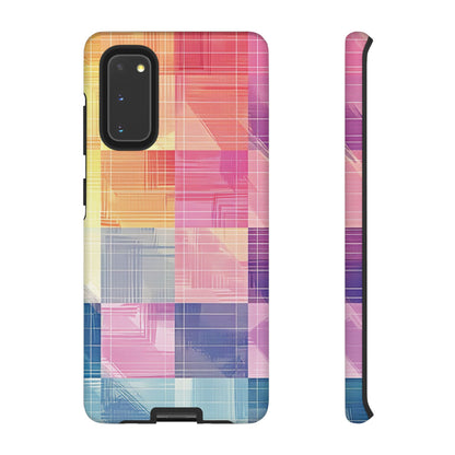 Pastel Panache Watercolor Plaid Case