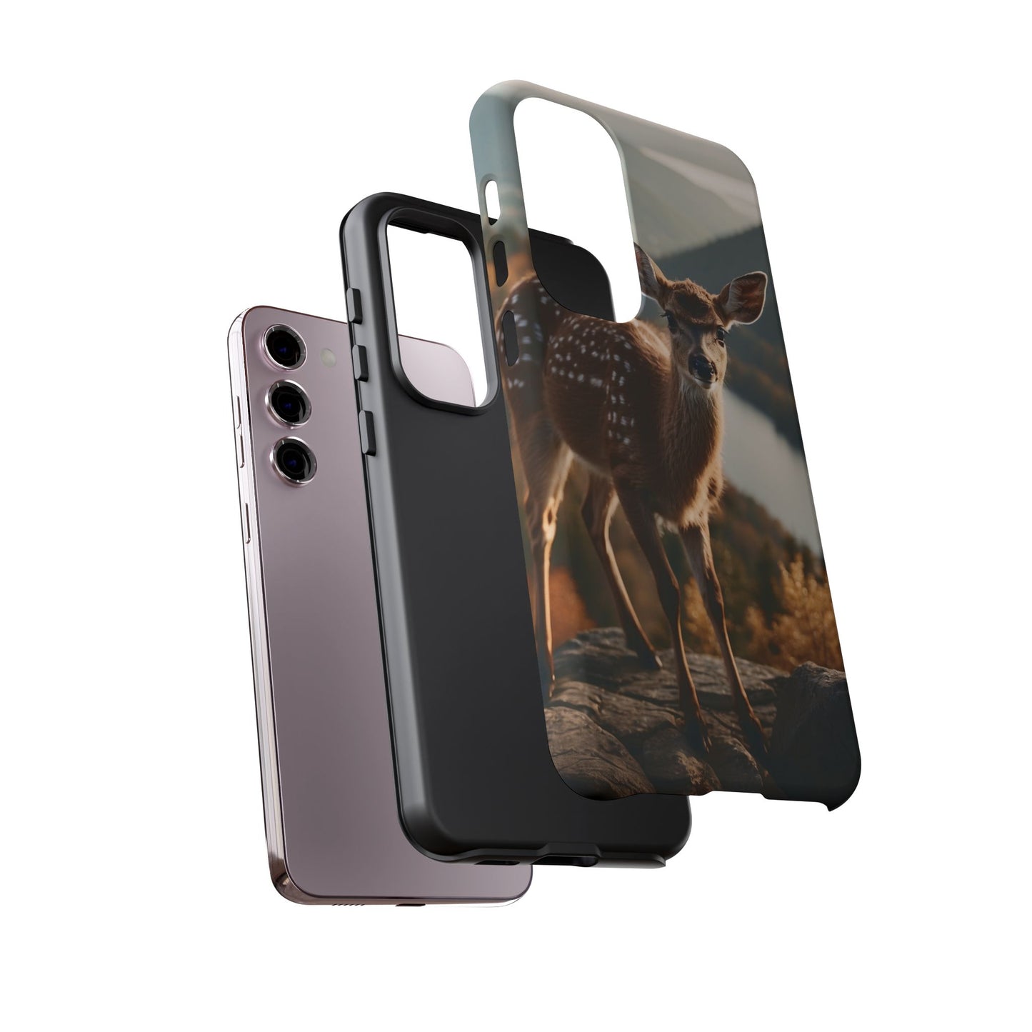 Whimsical Fawn in a Sunlit Forest iPhone Case