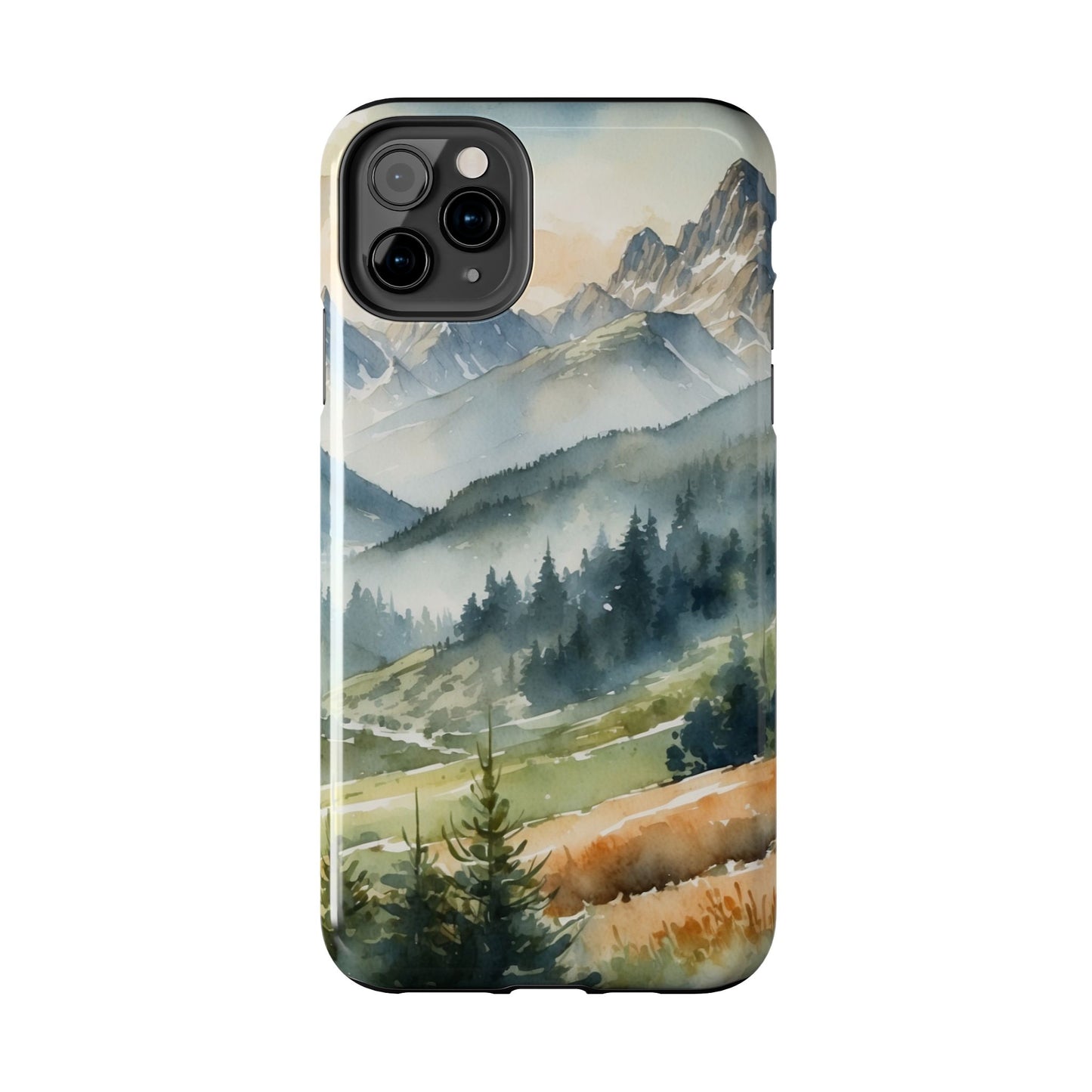 Serene Alpine Forest - iPhone Case