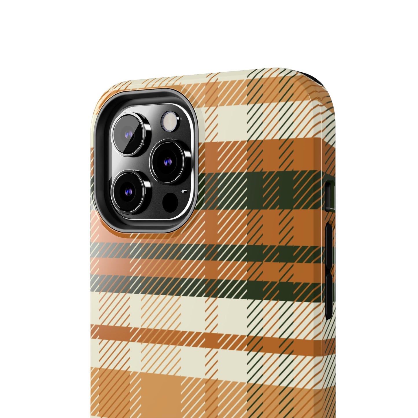 MagSafe Case - Pumpkin Spice Plaid Design