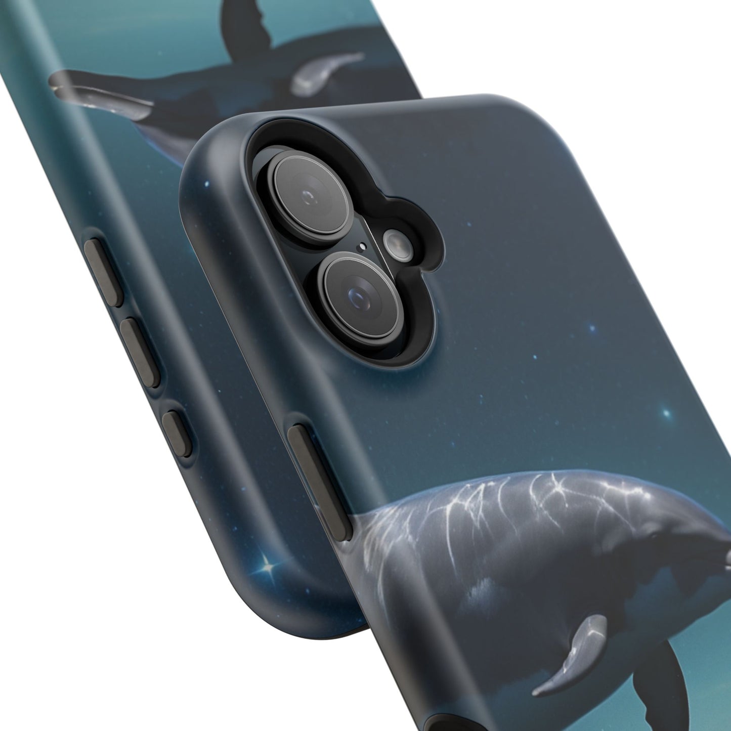 Midnight Ocean Dolphin - MagSafe-Compatible Case