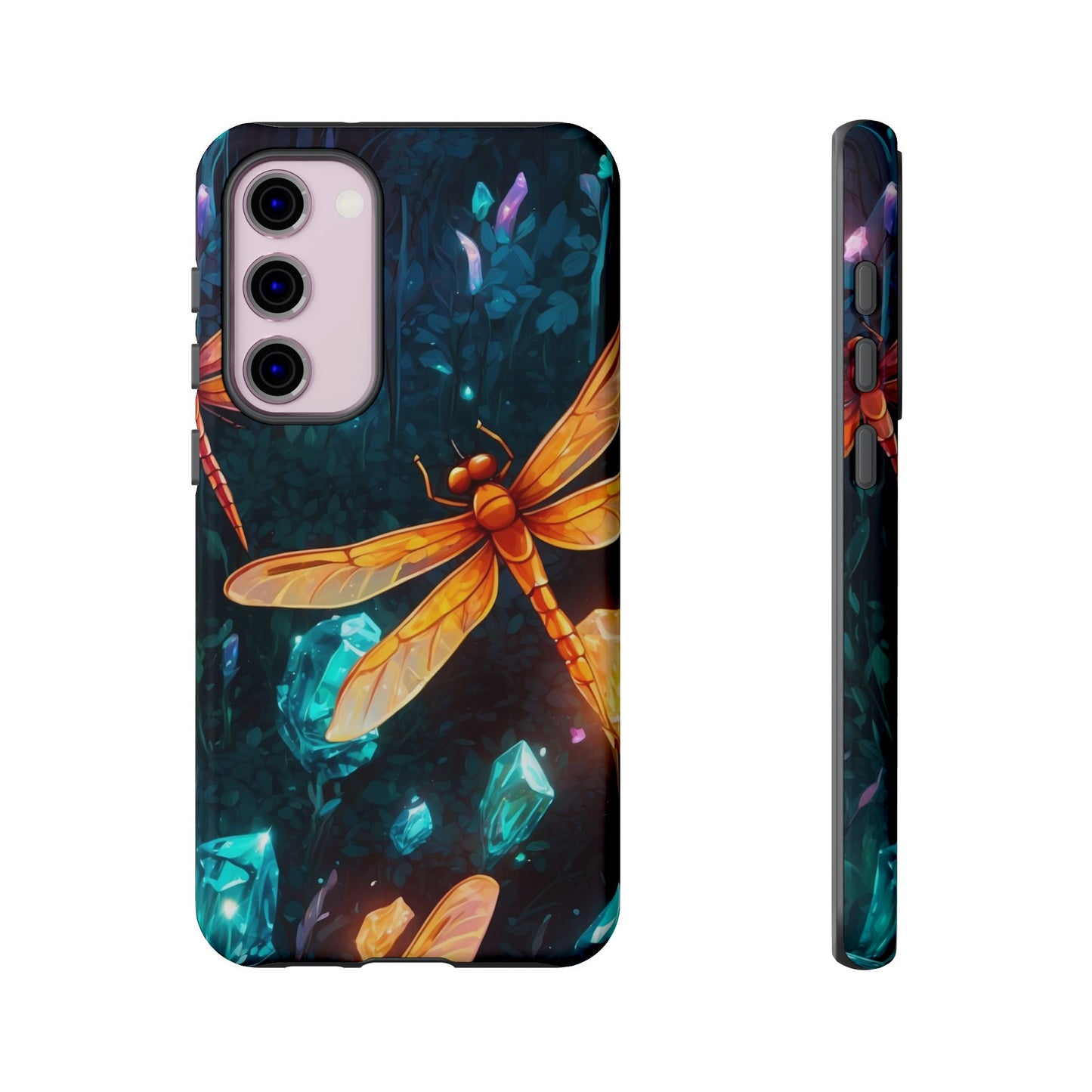 Mystical Dragonflies & Crystals – Samsung Galaxy Series Case