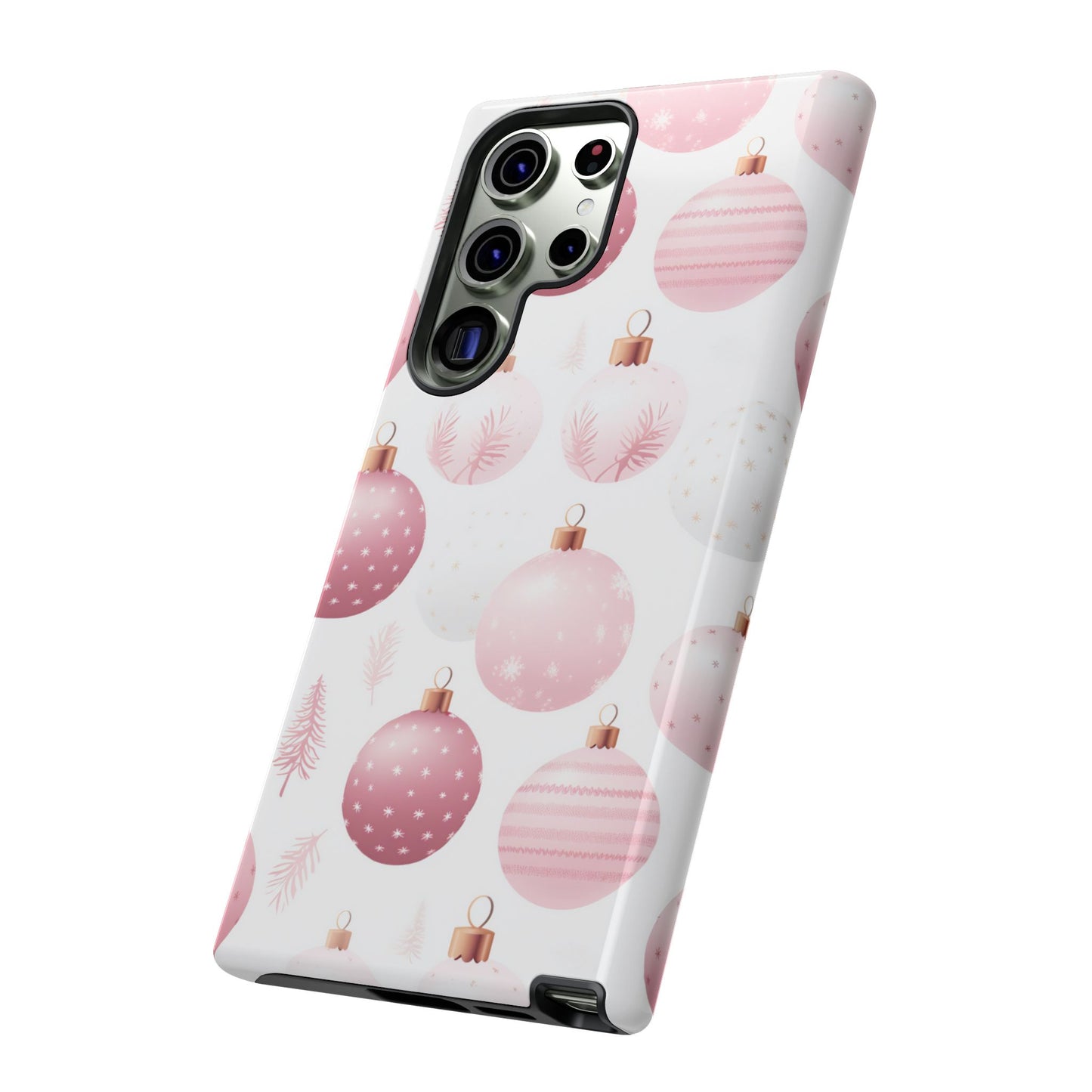 Samsung Galaxy Case: Merry in Pink – Christmas Balls