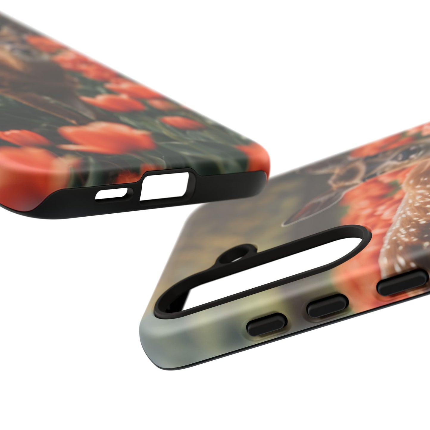 Fawn Among Tulips Samsung Galaxy Case