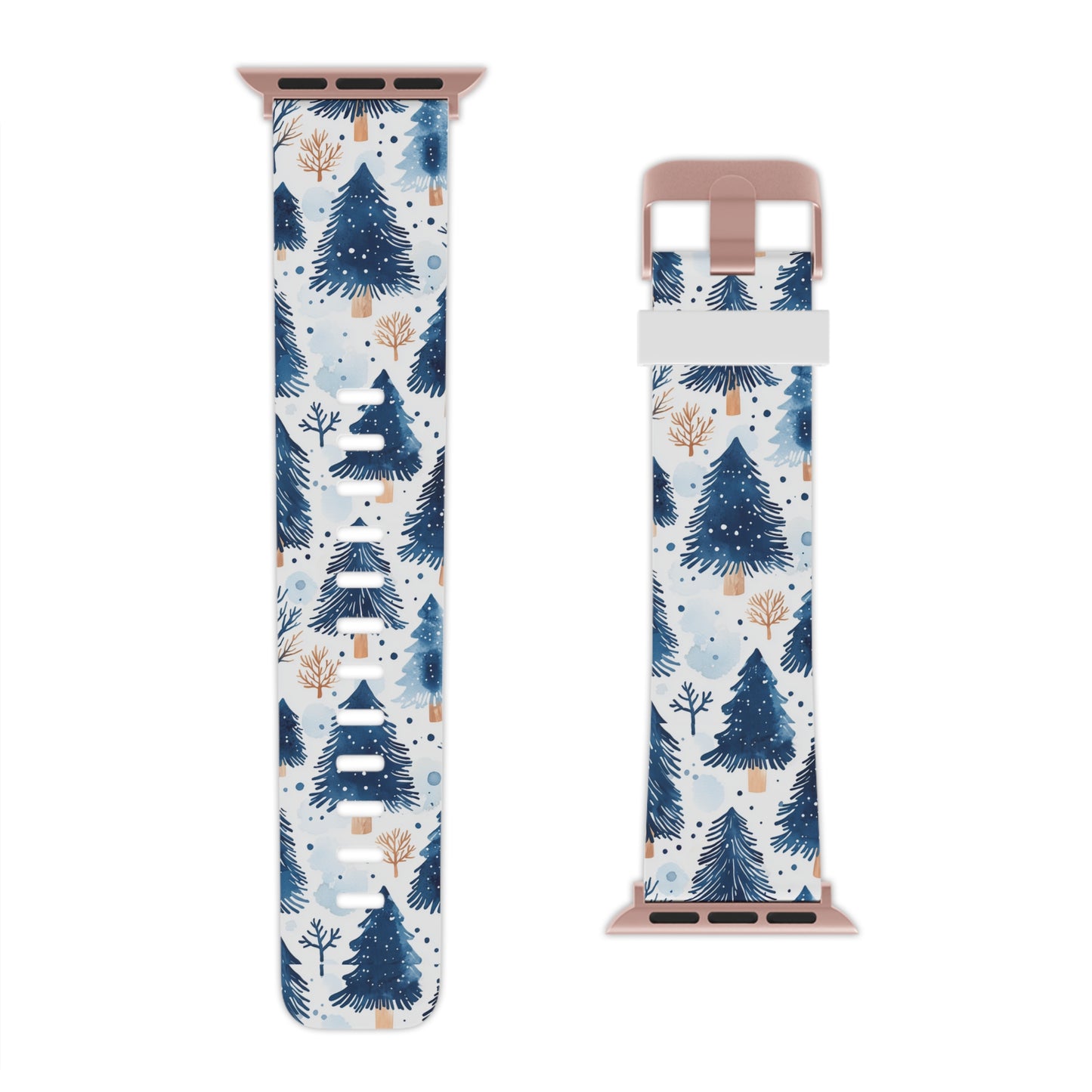 Winter Forest Watercolor Apple Watch Band