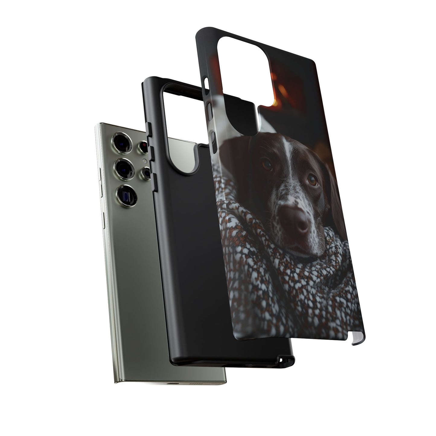 Relaxed German Shorthaired Pointer Samsung Galaxy Case – Rustic Charm Protective Cover