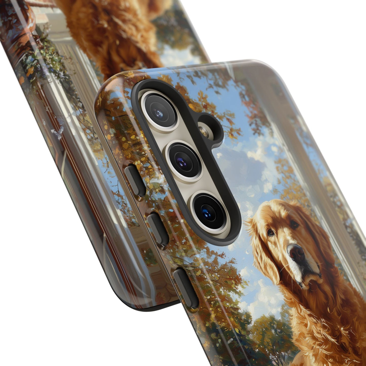 Golden Retriever Autumn Serenity - Samsung Galaxy Series Case