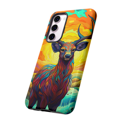 Vibrant Stag in Bloom – Samsung Galaxy Case