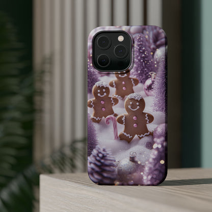 Pastel Christmas Gingerbread Wonderland - MagSafe Series Case