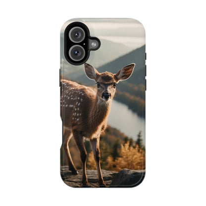 Whimsical Fawn in a Sunlit Forest MagSafe iPhone Case