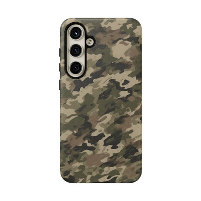 Classic Light Brown Camouflage – Premium Samsung Galaxy Case, Rugged and Stylish