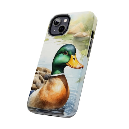 Serene Duck Reflection - iPhone Case