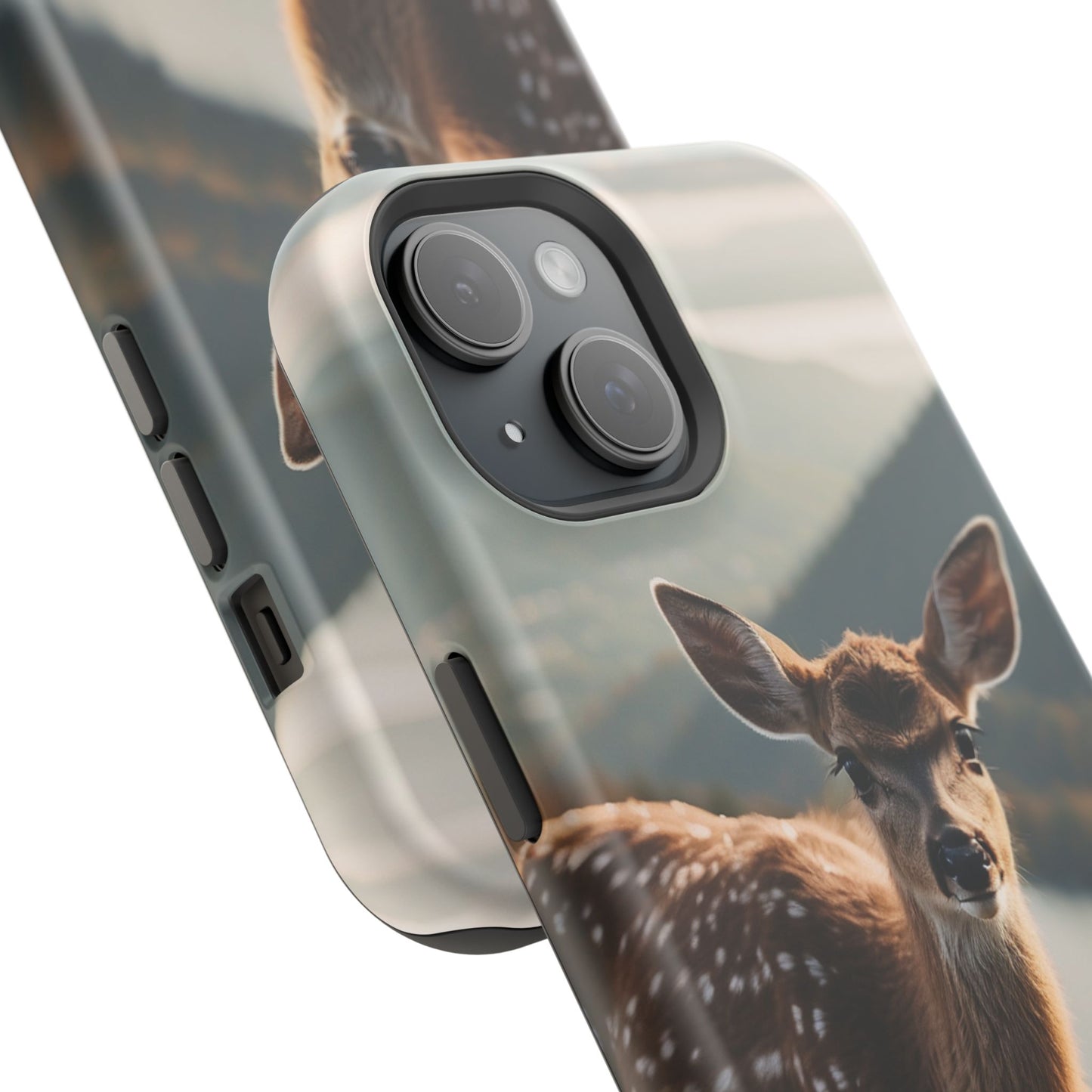 Whimsical Fawn in a Sunlit Forest MagSafe iPhone Case