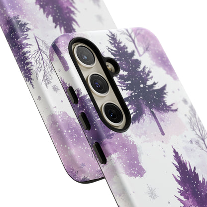 Purple Snowy Forest - Samsung Galaxy Series Case