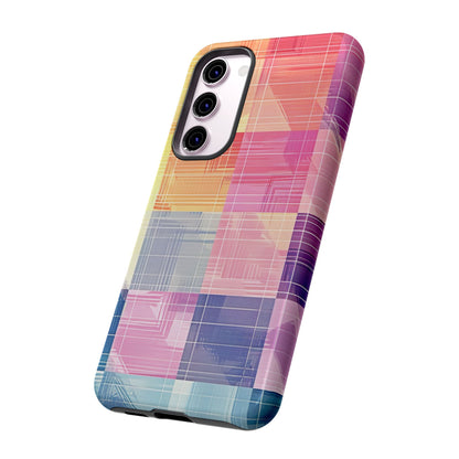 Pastel Panache Watercolor Plaid Case