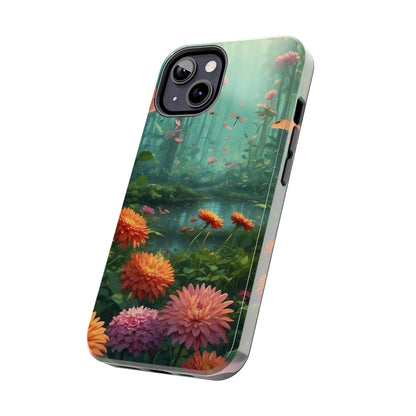 Enchanted Forest Dragonflies & Blossoms – iPhone Series Case