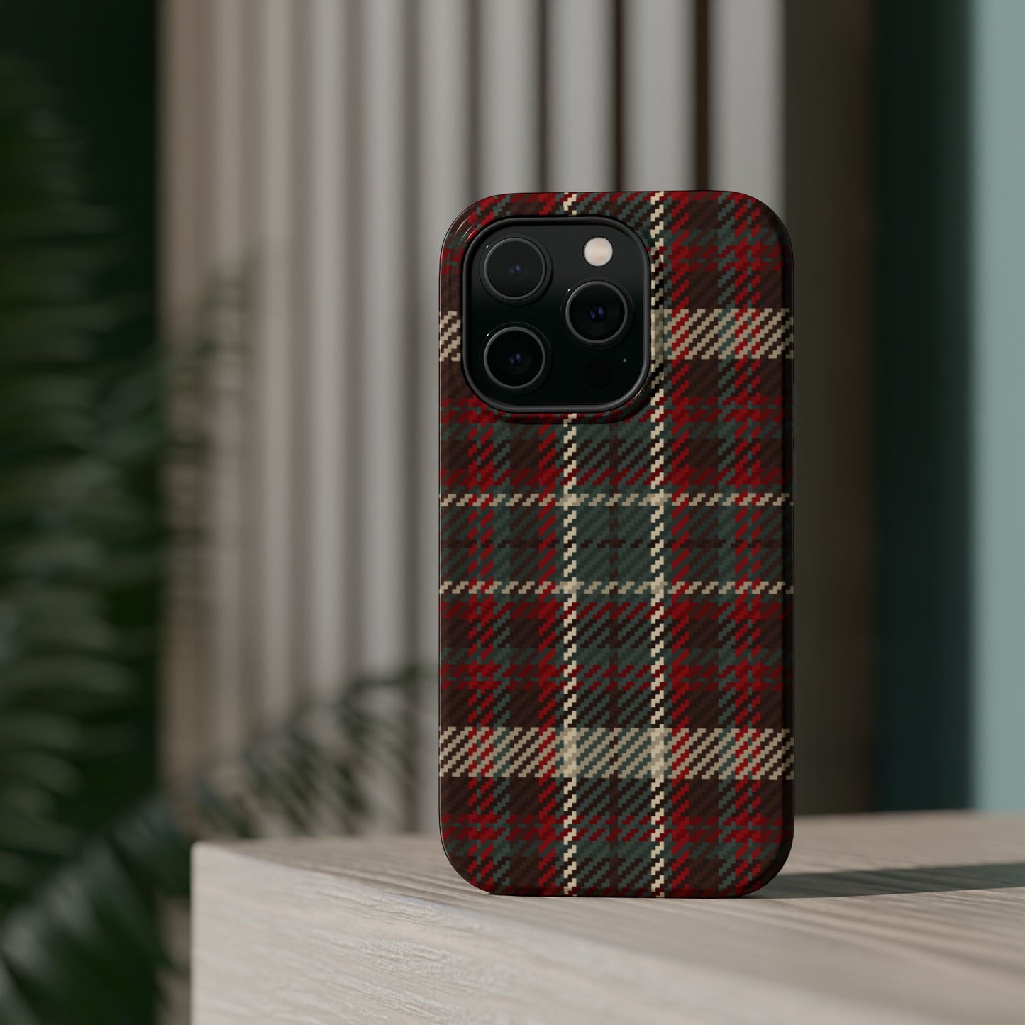 Cozy Rustic Plaid - MagSafe iPhone Series Case