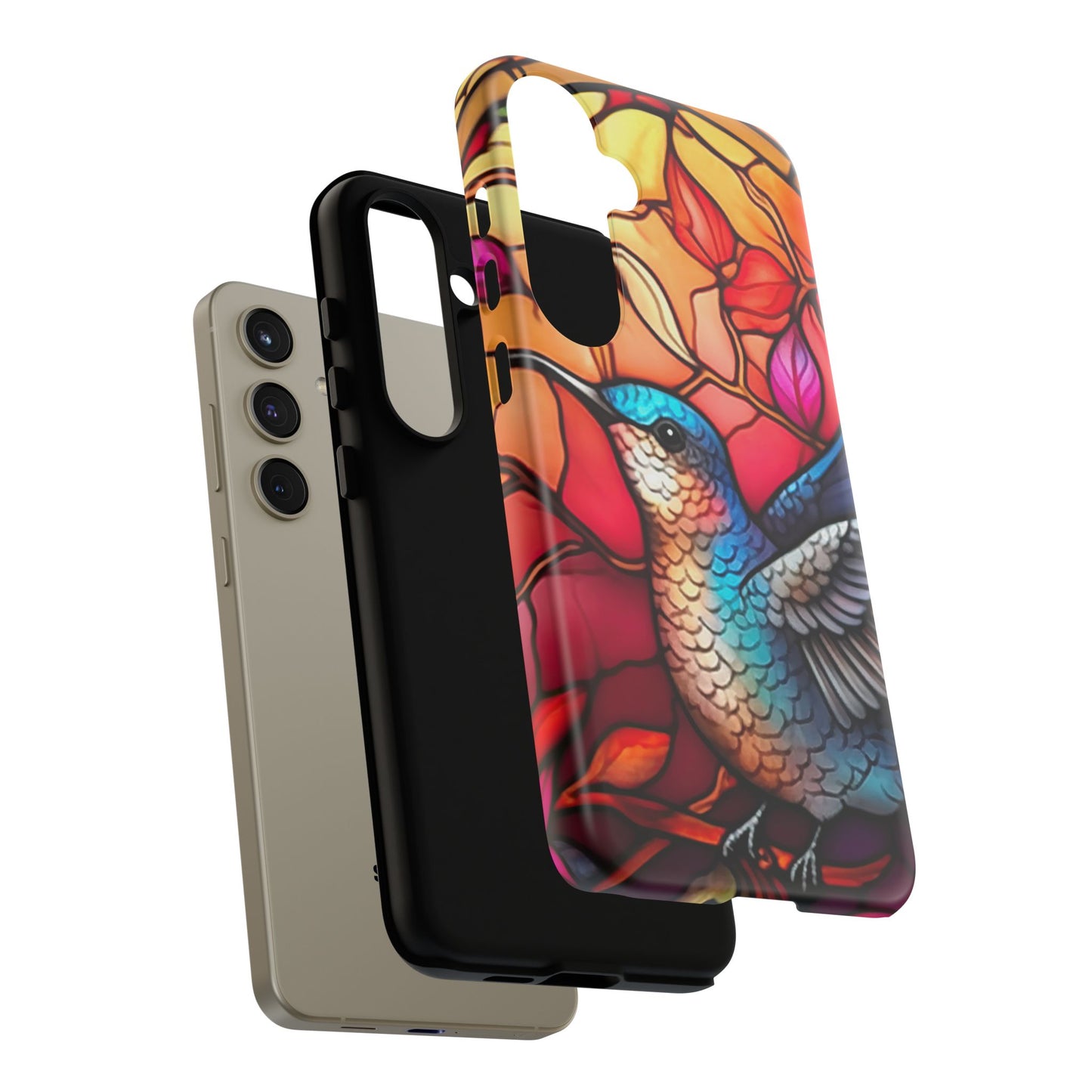 Radiant Multicolor Bird Artwork - Samsung Galaxy Case