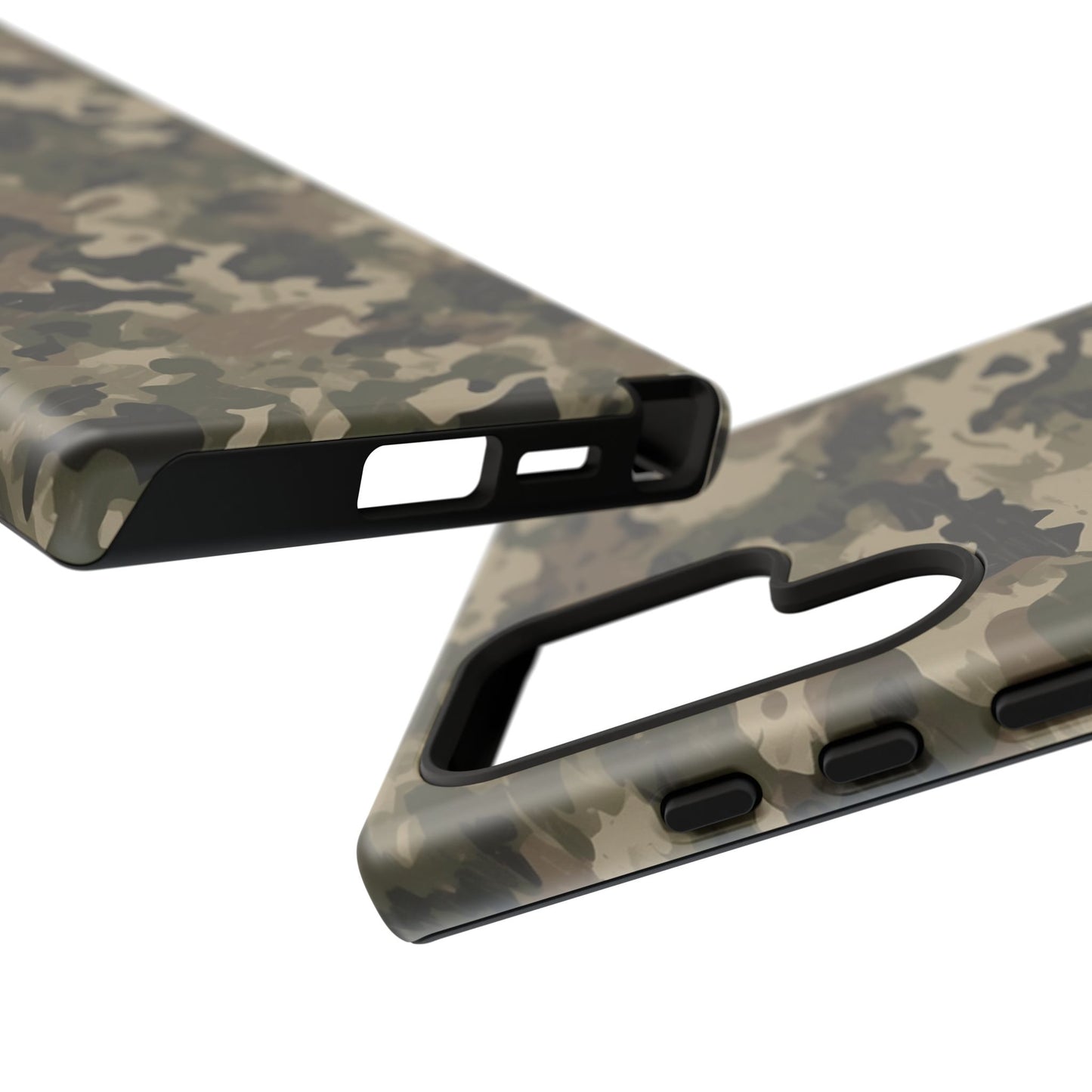 Classic Light Brown Camouflage – Premium Samsung Galaxy Case, Rugged and Stylish