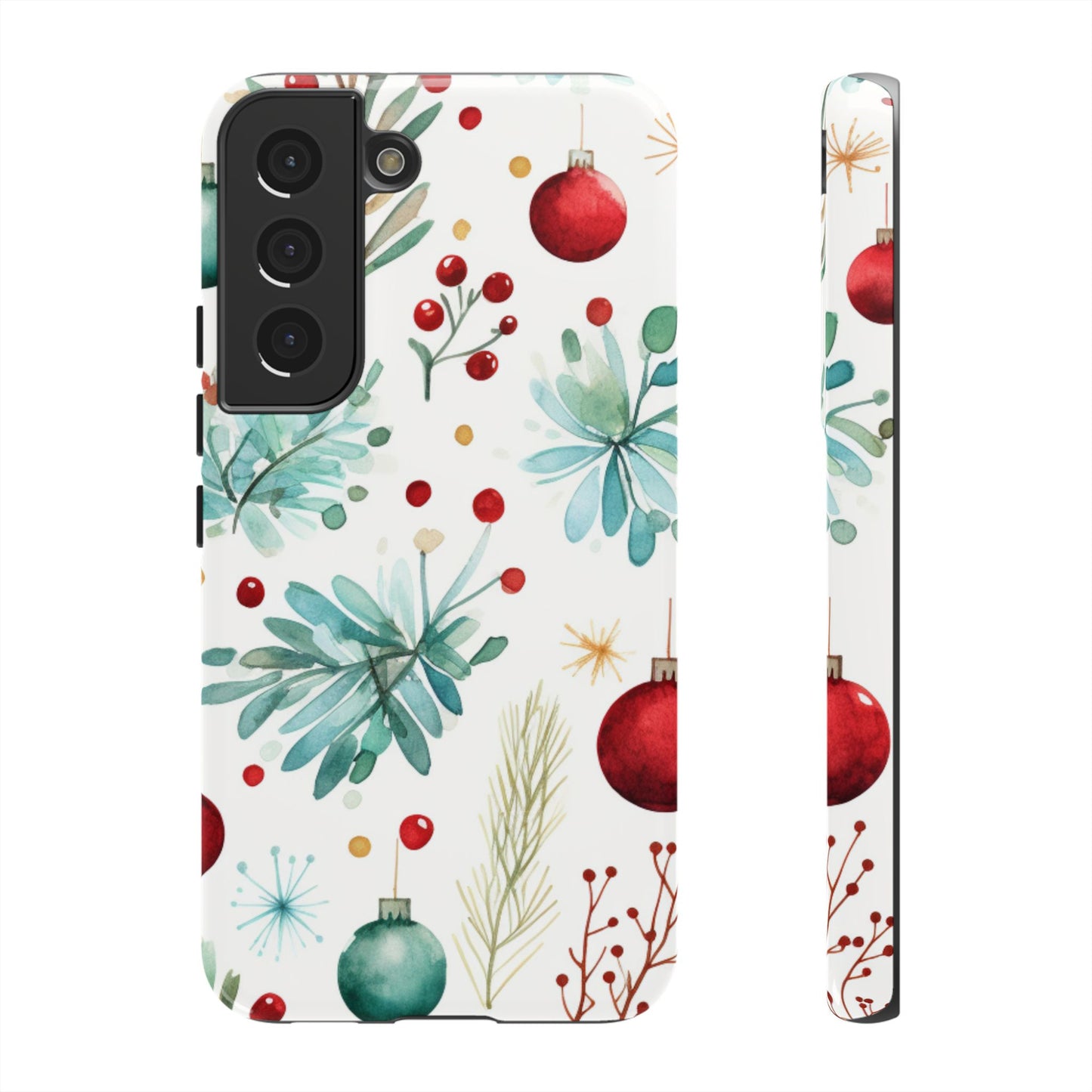 Festive Holiday Ornament Pattern – Samsung Galaxy Case