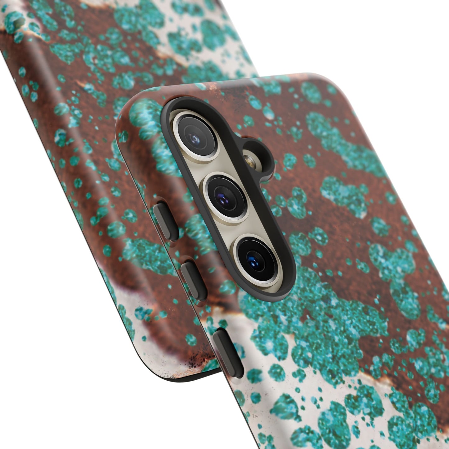 Teal Glitter Cowhide - Samsung Galaxy Series Case