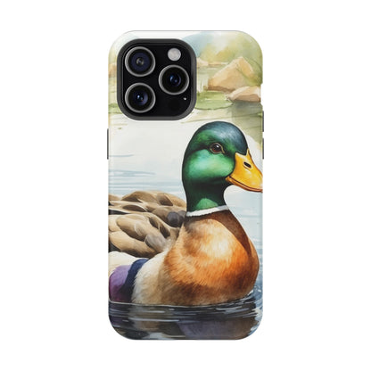 Serene Duck Reflection - MagSafe iPhone Case