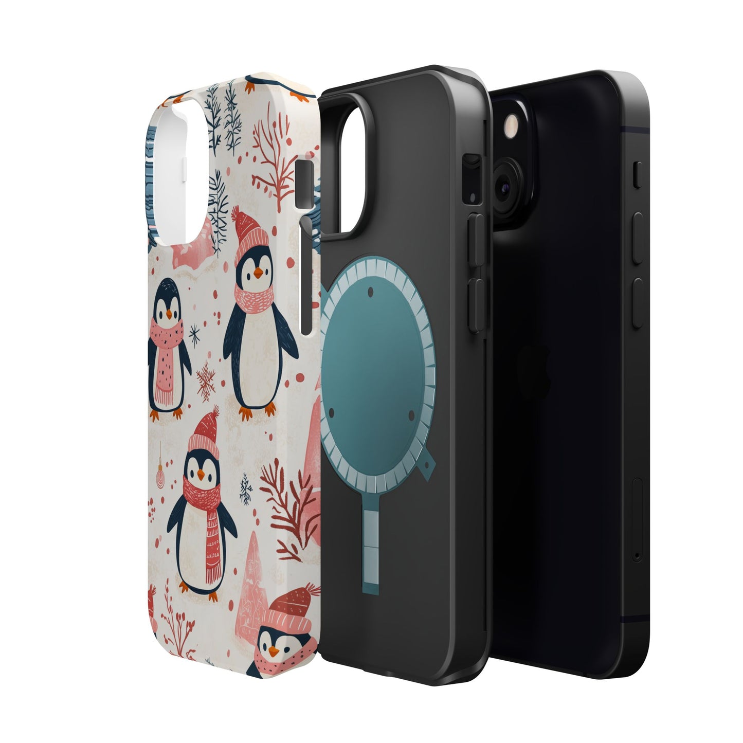 Penguin Paradise – Christmas Cheer MagSafe iPhone Case