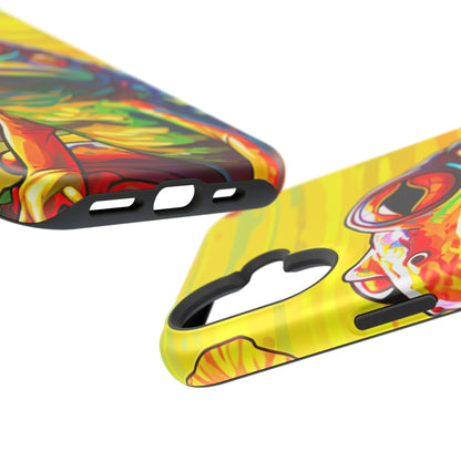 Vibrant Rainbow Frog Design – MagSafe iPhone Case