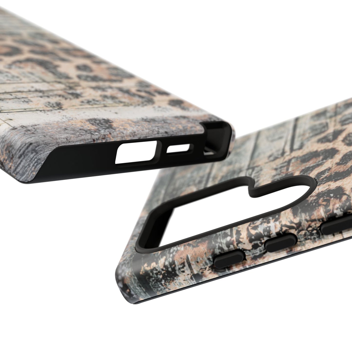 Rustic Leopard Wood Print - iPhone Series Case