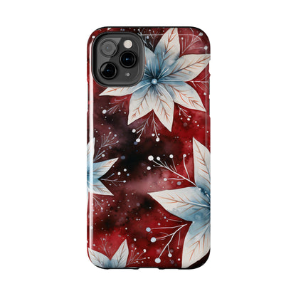 Winter Bloom Poinsettia – iPhone Case