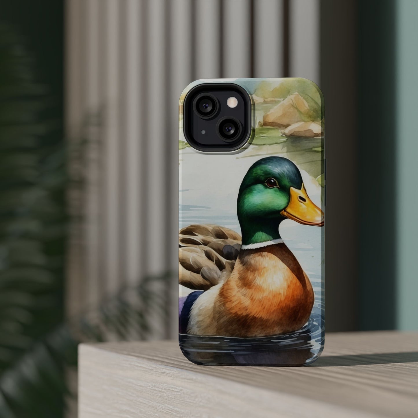 Serene Duck Reflection - MagSafe iPhone Case