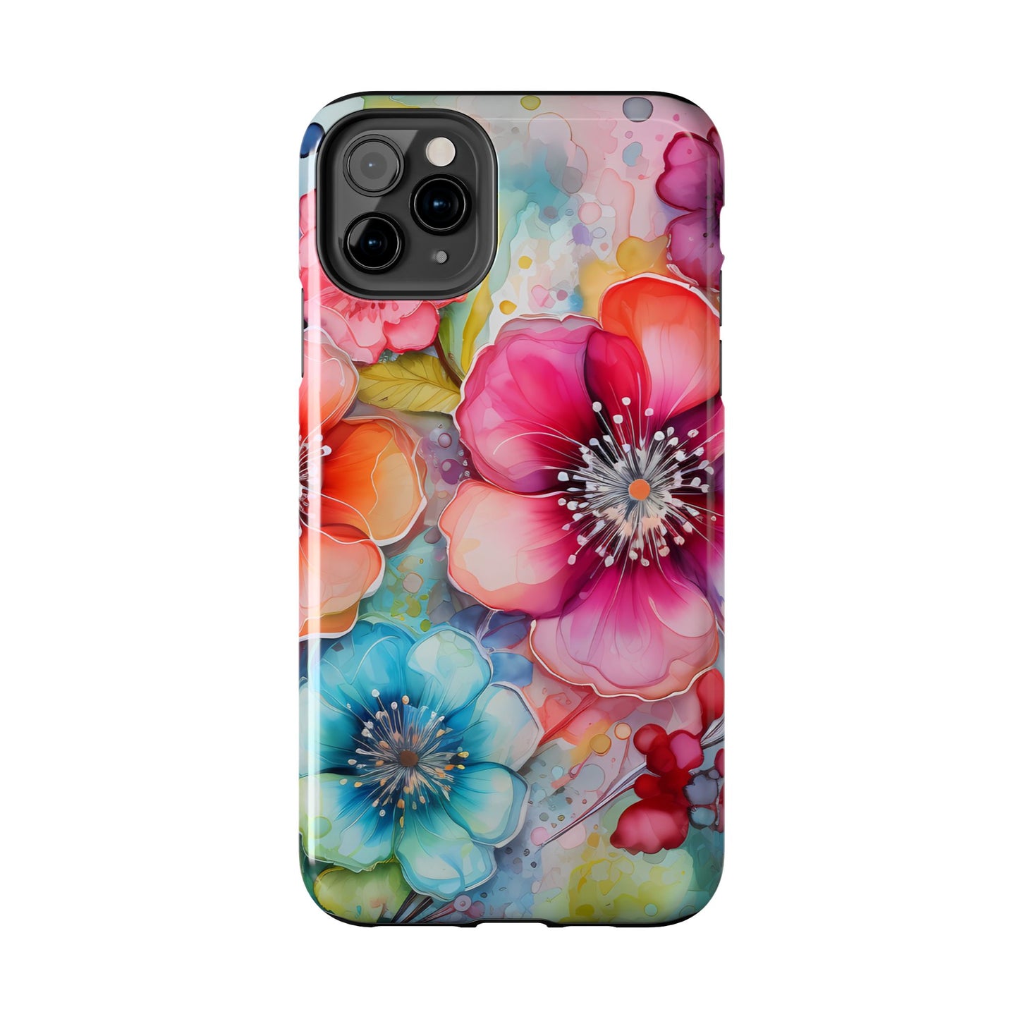 Vibrant Watercolor Floral Garden - iPhone Series Case